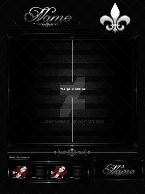 Premade Product Page Layout For Imvu By Charmdemon On Deviantart