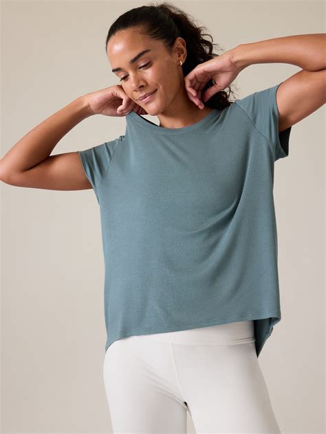 With Ease Rib Tee | Athleta
