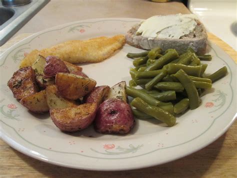 Cilantro lime rice · 2. Fried Catfish w/ Herbed Red Potatoes, Green Beans, and ...