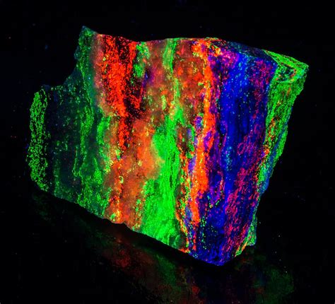 Naturesrainbows Fluorescent Minerals Rocks Luminescence And Uv