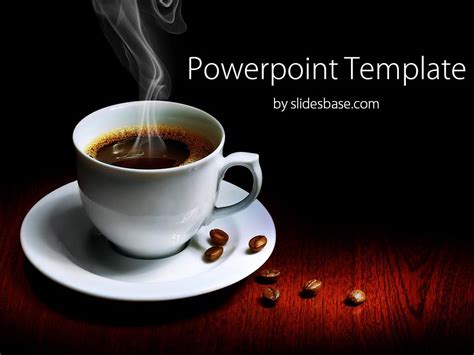 Morning Coffee Powerpoint Template Slidesbase
