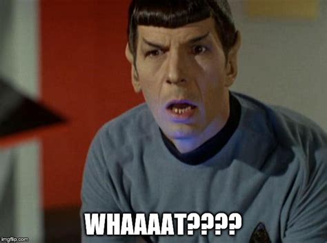 Shocked Spock Imgflip