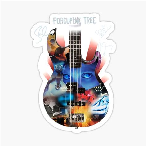 Porcupine Treerock Band Guitar Signature Sticker For Sale By