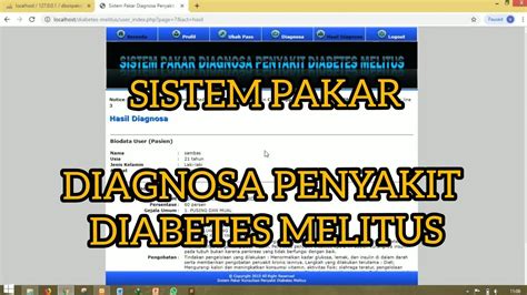 Wardani, adhiati k., et al. Sistem Pakar Diagnosa Penyakit Diabetes Melitus - Source ...