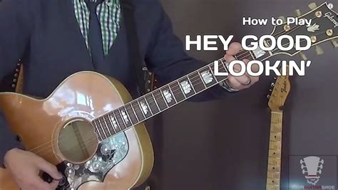How To Play Hey Good Lookin By Hank Williams Guitar Lesson Youtube
