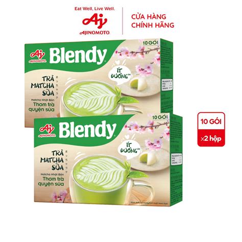 Combo 2 Hộp Blendy Trà Matcha Sữa 160ghộp Shopee Việt Nam
