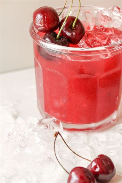 Cherry Syrup Two Ways Bourbon Cherry Sour Queen Culinaire Recipe