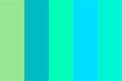 Blue And Green Color Palette