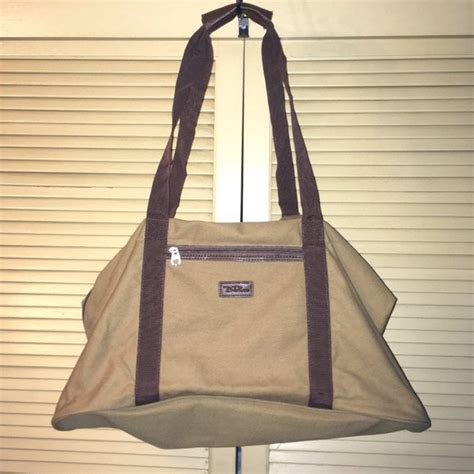 Bella Russo Bags New Oversized Expandable Weekender Tan Brown