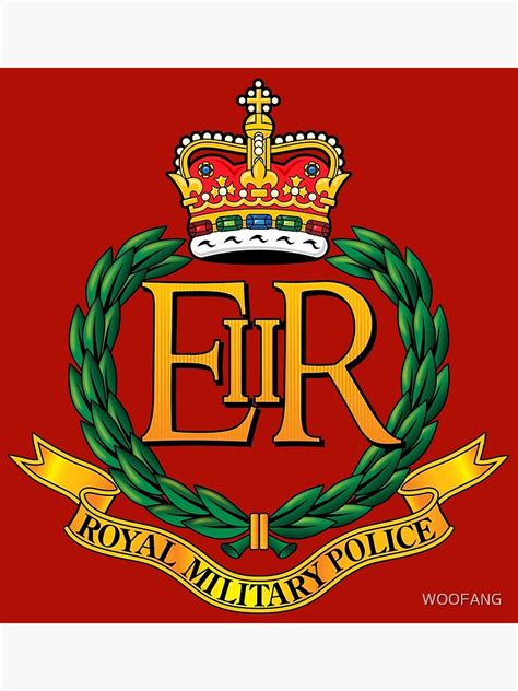 Royal Military Police Poster By Woofang Redbubble