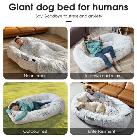 Yaem Human Dog Bed 71x45x14 Dog Beds For Humans Size Fits You And