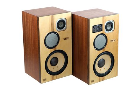 Akai Sr 1040 Loudspeakers Hi Fi Stereo Classic Vintage Completely