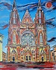 St Vitus Cathedral Painting by Laura Hol Art - Pixels