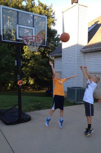 Basketball Hoops Scoreboard For Kids Portable Driveway Basketball Toy