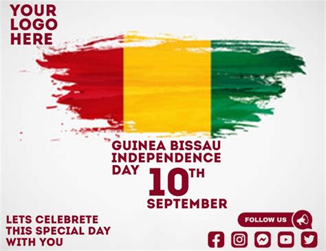 Copy Of Guinea Bissau Independence Day Postermywall