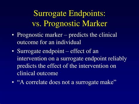Surrogate Endpoints Laura Mauri MD MSc Brigham And Womens Hospital