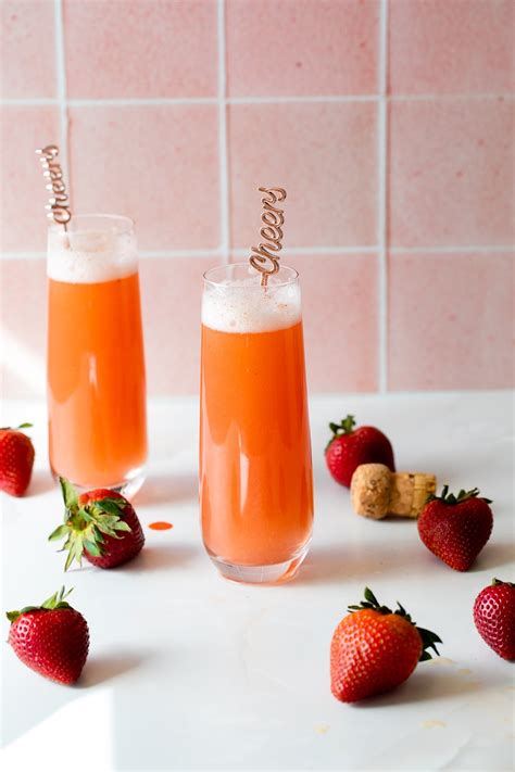 Strawberry Mimosas Partylicious