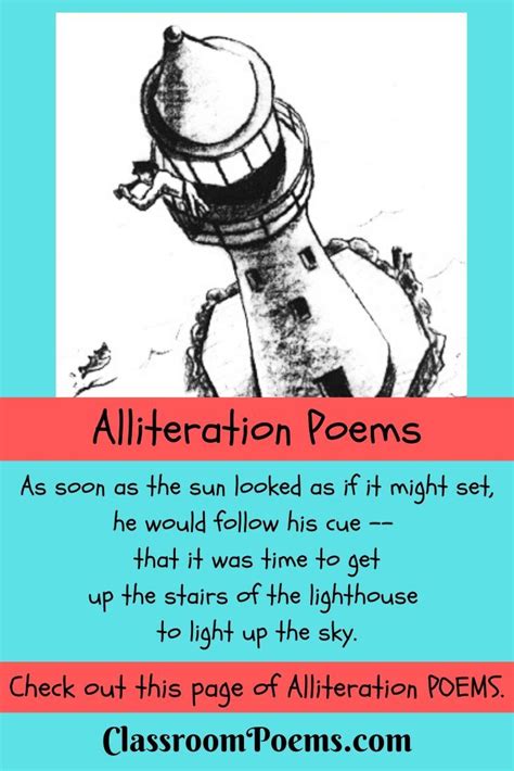 Alliteration Poems Worksheet