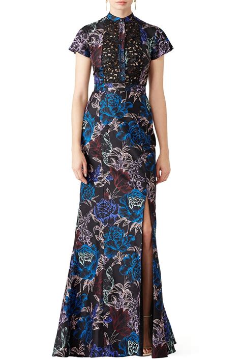 Rent Wisp Floral Chiffon Dress By Emanuel Ungaro For Only At Rent