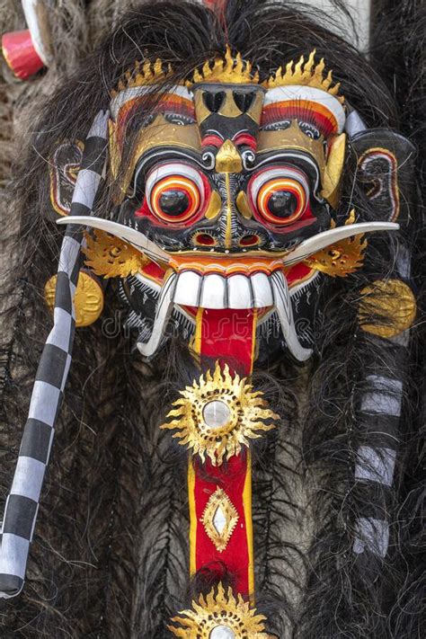 Closeup Mask Of Barong Balinese Stock Image Image Of Symbol Asian