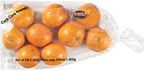Fresh 1 Cara Cara Navels Oranges 3 Lb Nutrition Information Innit