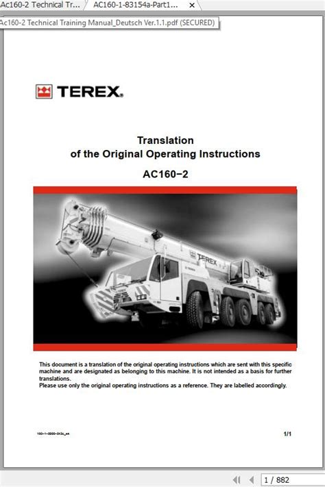 Terex 760b Parts Manual