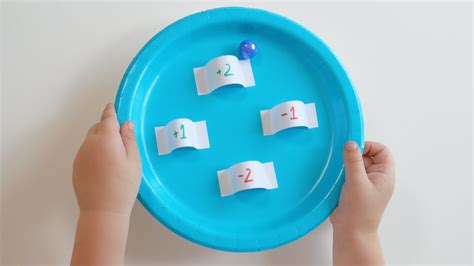 Diy Simple Number Game With Paper Plates Youtube