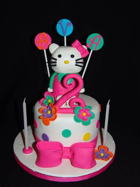 The cake while an elmo 2nd birthday cake would be the obvious choice, be bold and turn the spotlight on another sesame street star: Hello Kitty 2nd Birthday Cake... Happy Birthday Ava ...