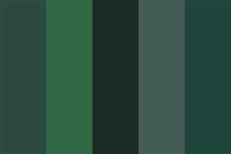 Dark Green Color Palette
