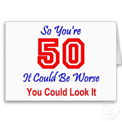 Humorous 50th Birthday Quotes Quotesgram