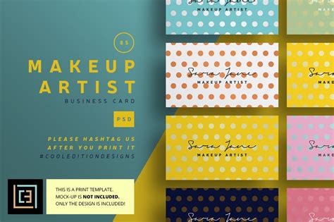 All the business cards reflects the level of professionalism and artistry of the makeup artist. Makeup Artist - Business Card 85 ~ Business Card Templates ...