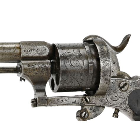 Belgian Lefaucheux Pinfire Revolver For Sale
