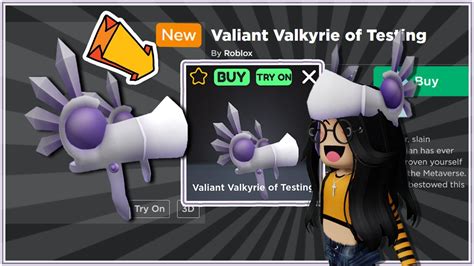 How To Get Valiant Valkyrie Of Testing In Roblox Youtube