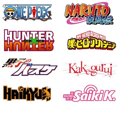 Comics Logo Anime Titles Anime Shows Picsart Naruto Club Stickers