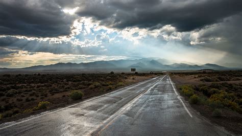 Empty Road Clouds Mountains 4k Hd Wallpapers Hd Wallpapers Id 32064