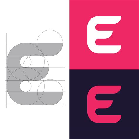 E Letter Logo Design Behance