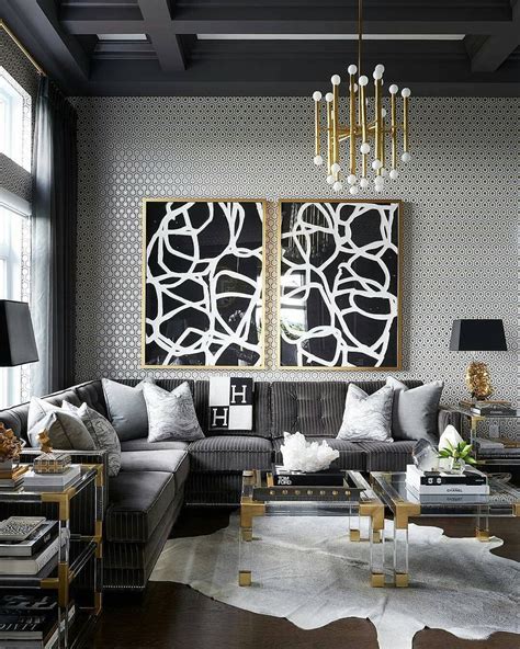 Black And Gold Living Room Decor Ideas 65 Coastal Style Living Room