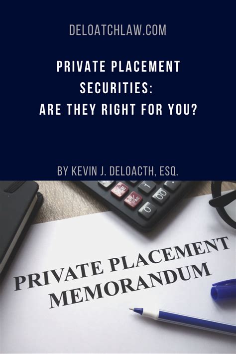 Private placement is the offering of shares or bonds by companies to accredited investors directly instead of placing them in market for public. Private Placement Securities: Are they Right for You ...