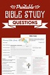 Free Printable Bible Study Lessons With Questions And Answer