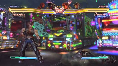 Street Fighter X Tekken Yoshimitsu Vs Hwaarang Gameplay