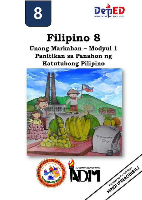Filipino 8 Q1 Mod1 Karunungang Bayan V3 Edited 8 Filipino 8 Unang