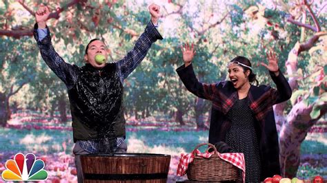 Bobbing For Apples With Priyanka Chopra Youtube