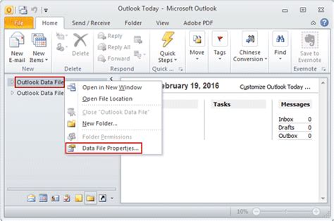 How To Change Display Name Of Pst File In Outlook 2010 2016