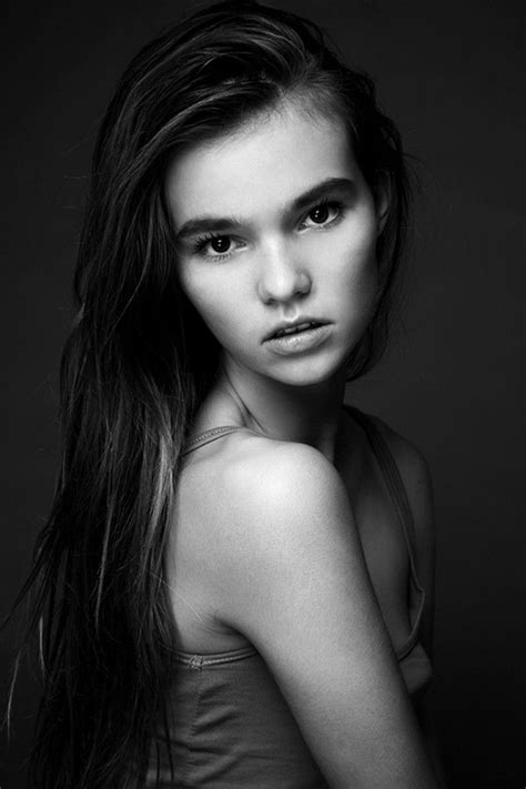 Nika Newfaces Beauty Portrait Black And White Models Portrait