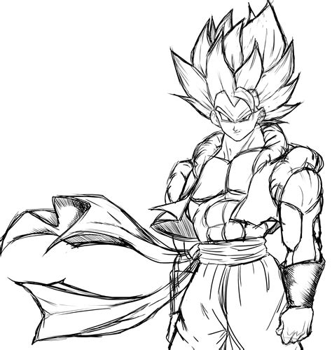 Artstation Gogeta Sketch