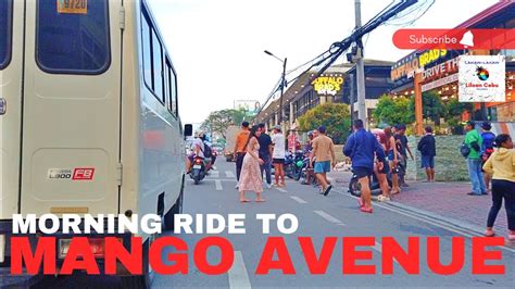 Morning Ride To Mango Avenue Cebu City Philippines 2023 Youtube
