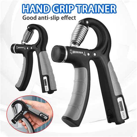 Adjustable R Shaped Spring Hand Grip Gripper Countable Hand Strength