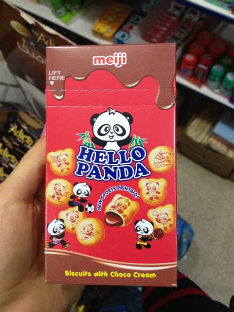 Hello Panda Chocolate Biscuits Box Biscuits Filled With Chocolate Cream