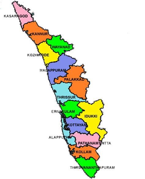 Kerala Heat Map By District Free Excel Template For Data 66c