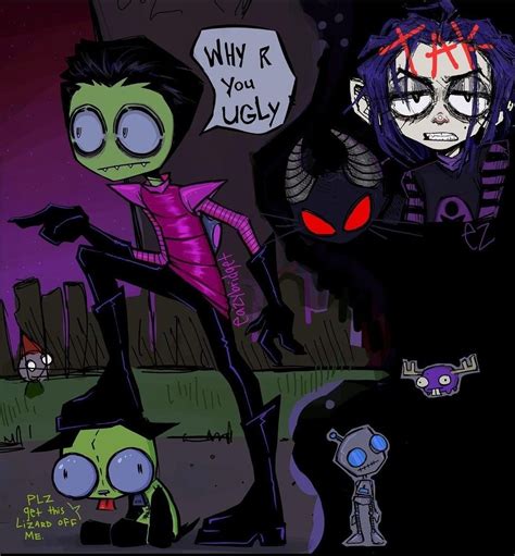 Pin By X4nd3r On Invader Zim In 2023 Invader Zim Characters Scene Emo Art Invader Zim